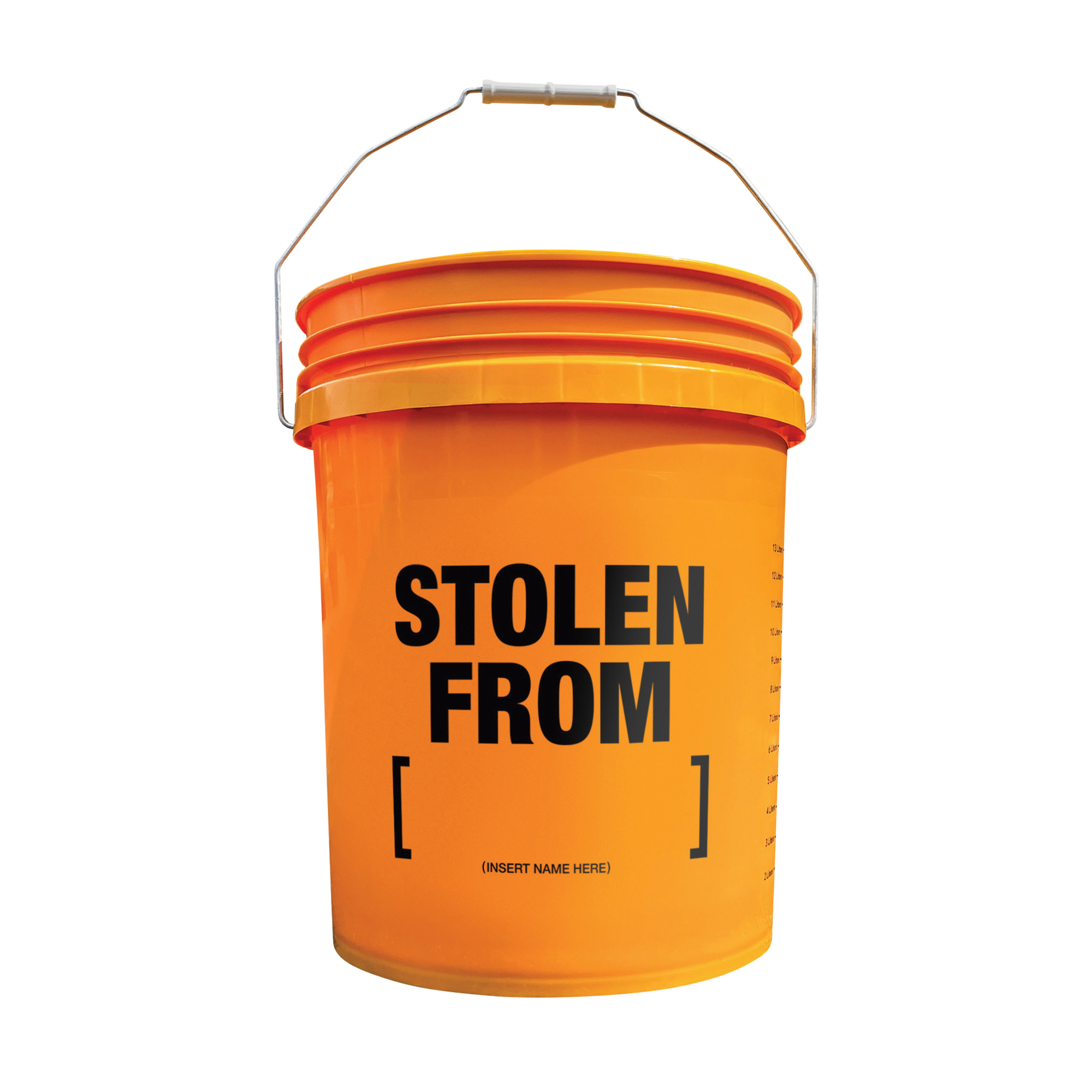 Northern Tool + Equipment 5-Gallon Plastic Bucket, "Stolen from (Insert Name Here)"